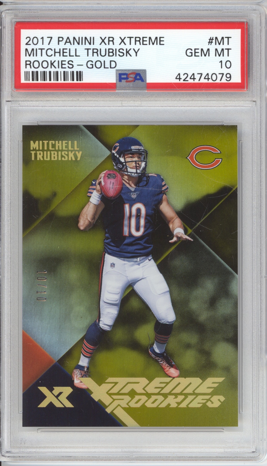 Mitchell Trubisky Panini XR Xtreme Rookies #XRMT Base