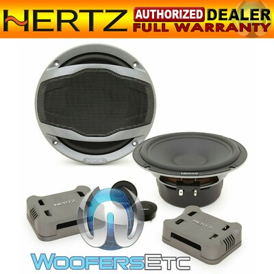 HERTZ CPK165 6.5'' 105W RMS COMPONENT SPEAKERS TWEETERS CROSSOVERS CAR AUDIO NEW