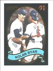 Nolan Ryan 1991 American Sports Monthly Card #31 Texas Rangers