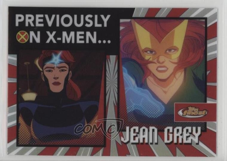 2025 Topps Finest X-Men '97 Previously On X-Men Jean Grey #PO-7 4g8