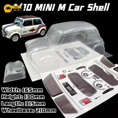 1/10 MINI Classic M Car Shell PVC RC Car Karosserie 210mm Radstand 165mm Breite Tamiya