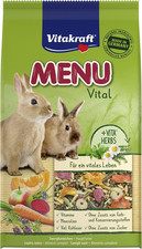 Alimento Completo per Conigli Nani, Con Erbe Aromatiche E Verdura, Ricco in Fibr