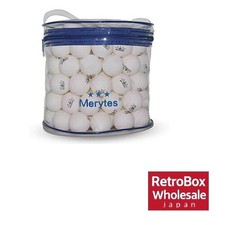 Merytes 3 Star Table Tennis Balls 120 Pack 40mm Ping Pong