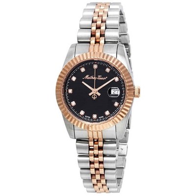 Mathey-Tissot D810RN Mathey III Black Dial 32 mm Women's Watch New