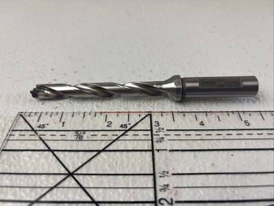 Iscar .374'' Coolant Thru Indexable Drill 1/2'' Shank DCN 0374-299-050A-8D