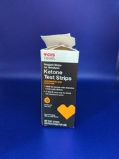  Paski testowe ketonowe CVS Health, 50 pasków zapieczętowanych Exp 10/26