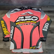 Vintage 90s AXO Sport Jersey Team Issue 7 Jersey AMA PRO Racing Motocross Large