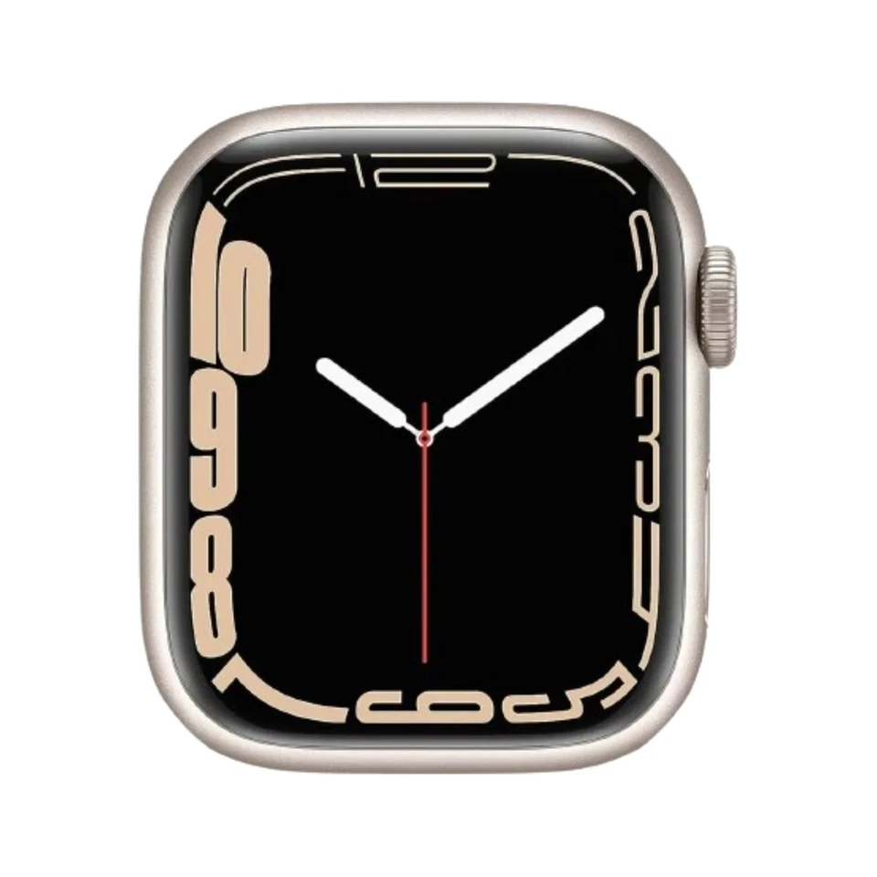 Apple Watch Series 7 41mm GPS+Cellular Stainless Steel StarLight, UK Model, GOOD - Image 4 of 4