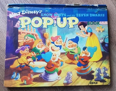 Vintage Disney Snow White And The Seven Dwarfs Pop Up Book Dean & Son - Image 1 of 4