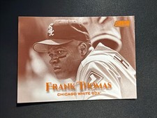FRANK THOMAS - 2019 Topps Stadium Club - Sepia #24 - Chicago White Sox - HOF