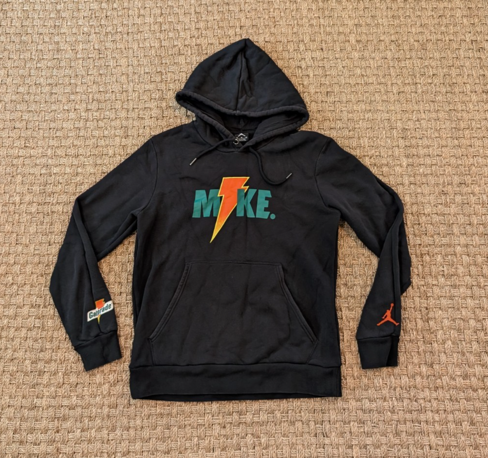 Nike Air Jordan Gatorade Mike Logo Hoodie Pullover Sweatshirt Mens
