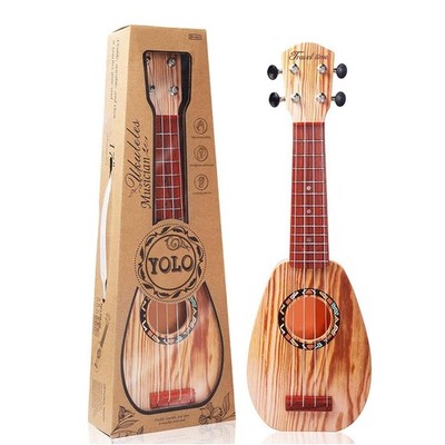 YOLOPLUS+ 17 Inch Kids Ukulele Guitar Toy 4 Strings Mini Children Musical Ins...