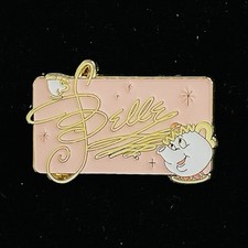 LF Belle Beauty Beast Potts Princess Name Signature Mystery Loungefly Disney Pin