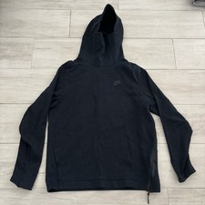 Nike Tech Funnel Neck Hoodie Pullover Sweatshirt Black Large