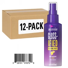 Aussie Glossified Sulfate-Free Glossing Spritz Spray, 4.2 fl oz  | Pack of 12