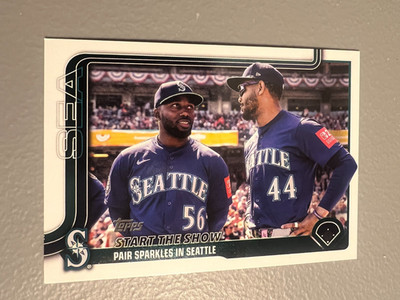 2025 Topps Update - Start the Show - Mariners - Rodriguez / Arozarena #US244