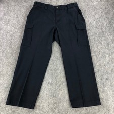 5.11 Tactical Pants Mens 38x28 Navy Blue Cargo Pockets Straight Stretch Waist