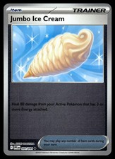 Jumbo Ice Cream 091/094 Uncommon Phantasmal Flames Pokemon Reverse Holo NM