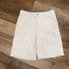 Southern Tide Boys Light Gray Adjustable Waist Performance Shorts Sz12