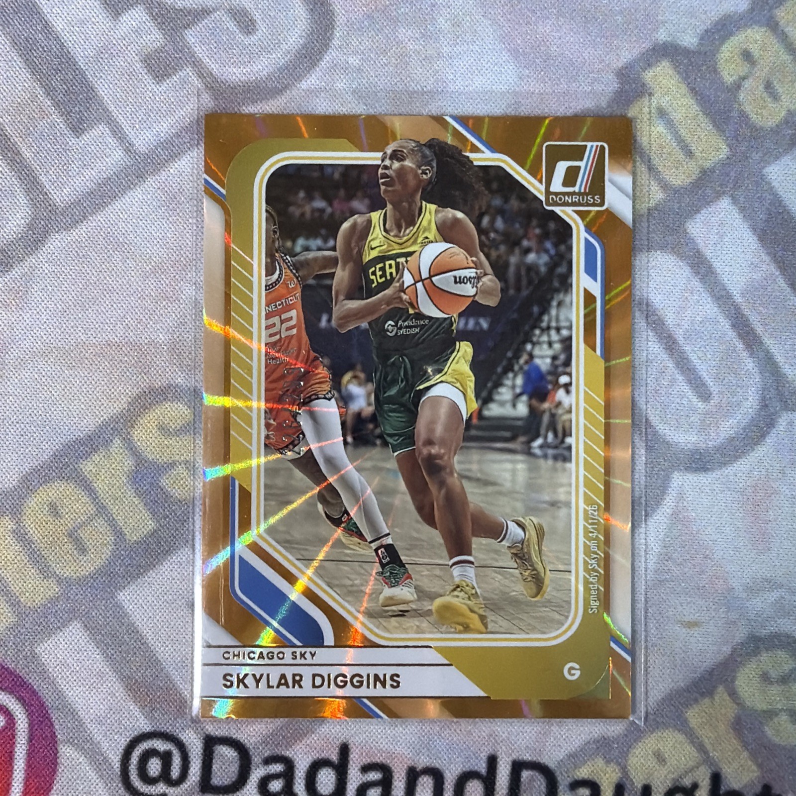 2026 WNBA Donruss Skylar Diggins Orange Laser /299