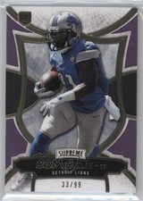 2015 Topps Supreme Violet 33/99 Ameer Abdullah #78 1h5