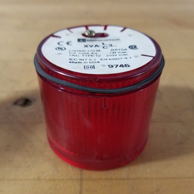 Telemecanique XVA-C341 Red Beacon Stack Light, 7W, 240V - NEW