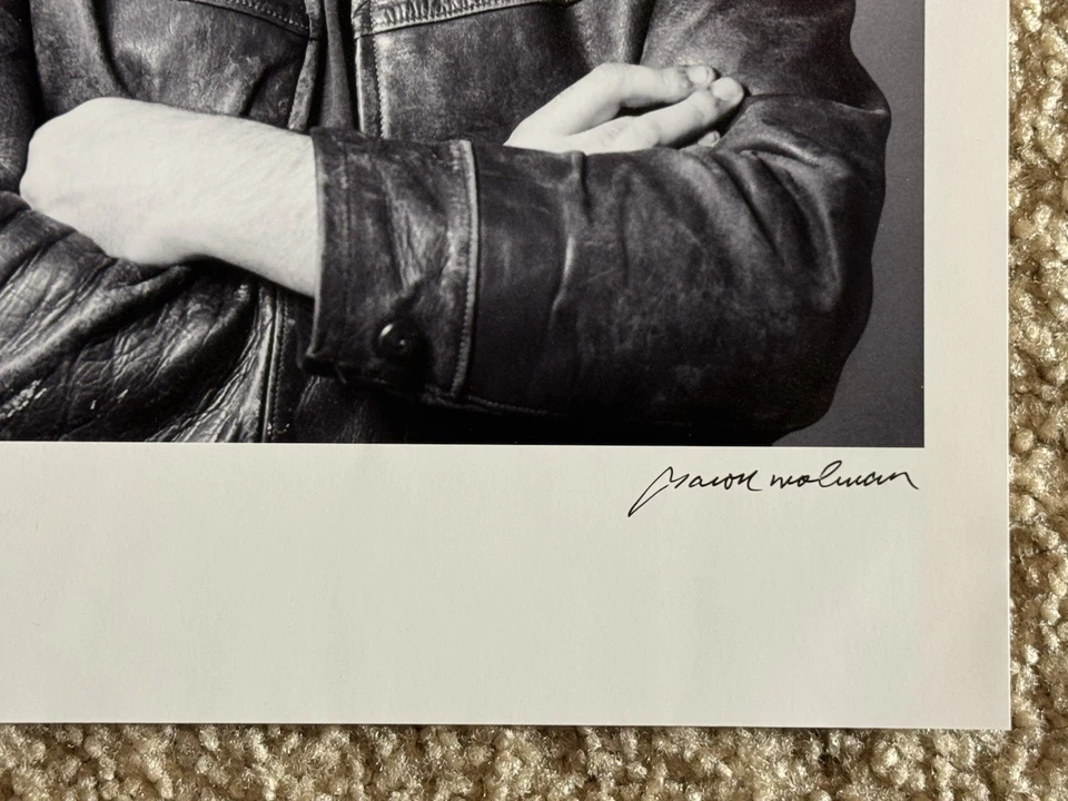 Baron Wolman Signed Jerry Garcia Photograph Art Print Poster Grateful Dead Photo - Image 4 of 4