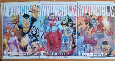 Invincible #124, #125, #126 low print 3 Part Reboot saga! Robert Kirkman 2015