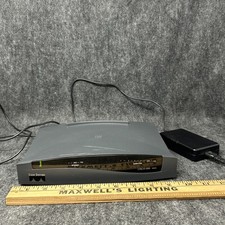 Cisco Systems 800 Series Router with Power Adapter Black Tested/Works SCRATCHED