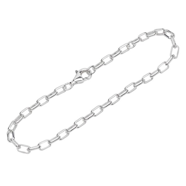 Armband 925 Sterling Silber 19Cm Langankerkette Herren Designer Armbandkette-image