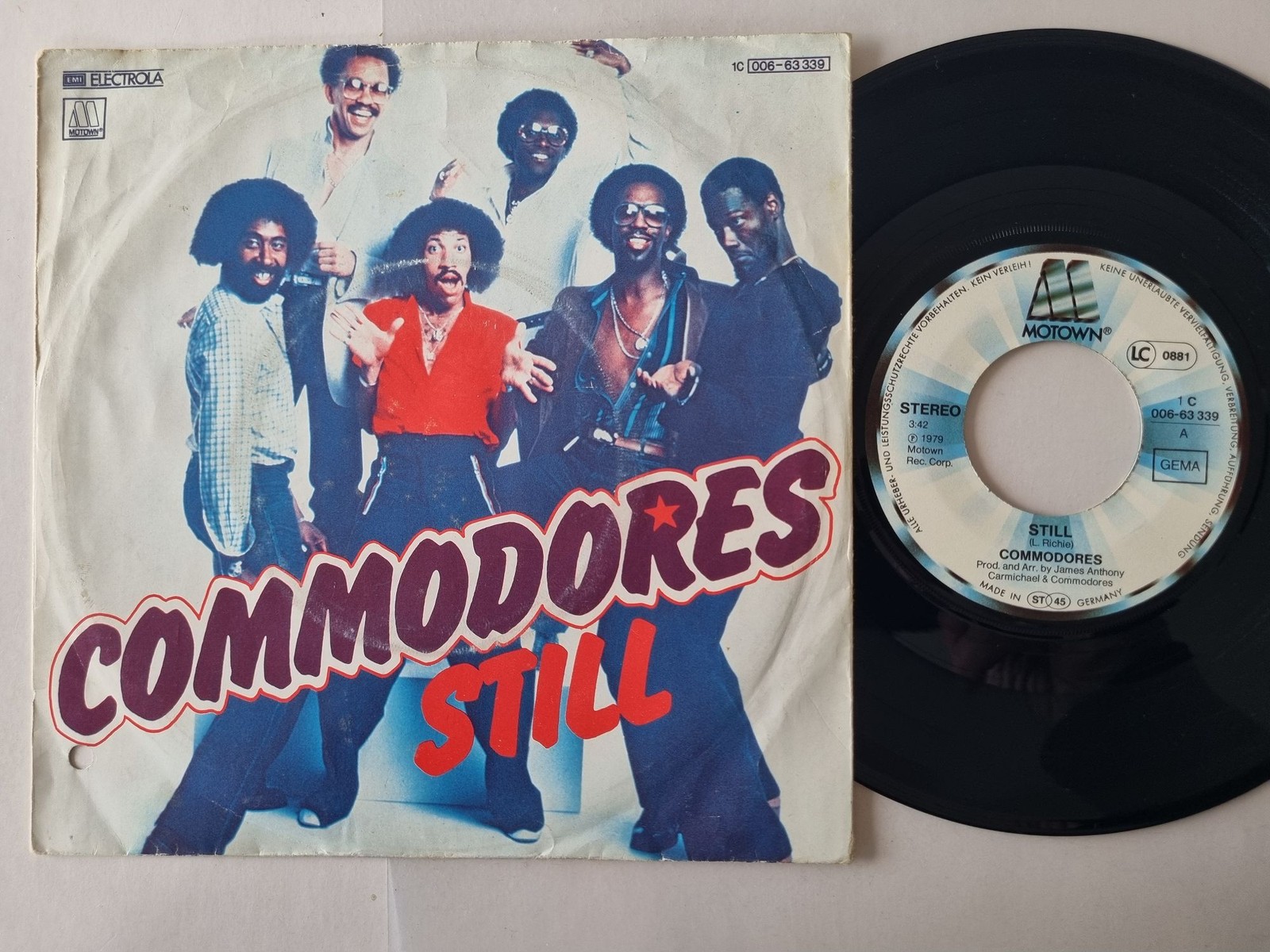 Commodores - Still 7'' Vinyl Germany