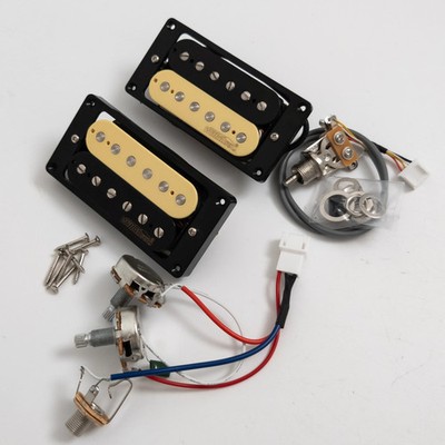 Wilkinson Humbucker Pickup for LP Guitar 4C 1V1T Full Wiring Harness Kit