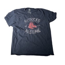 47 Brand Boston Red Sox Americas Pastime Navy Blue Graphic T-Shirt Mens 2XL