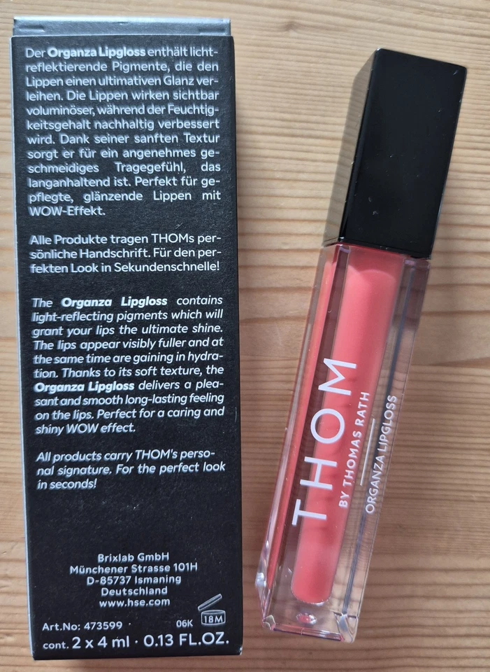 Thomas Rath Beauty 3 Teil. Set Nagellack Lippenstift Lipgloss Tangerine Blossom - Bild 2 von 4