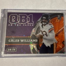 Wild Card QB1 On the Clock Caleb Williams #OCW-CW4 Rookie Serial 09/25 Bears