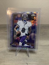 Lamar Jackson 2025 Topps Chrome Pulsar Refractor