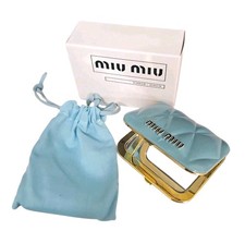 Miu Miu Mirror For Women's, Turquoise Blue Color