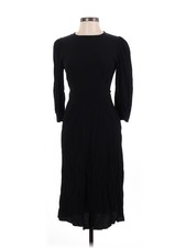 Uniqlo Women Black Casual Dress XS