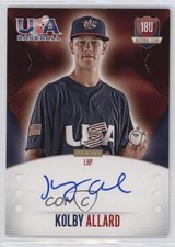 2014 USA Baseball Box Set 18U National Team Signatures Kolby Allard Auto 0q1p