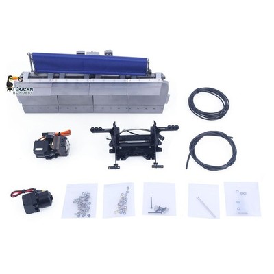 1/14 Metall Schneepflug 2 Ventil Ölpumpe für RC Hydraulik DIY Kipplaster Zubehör
