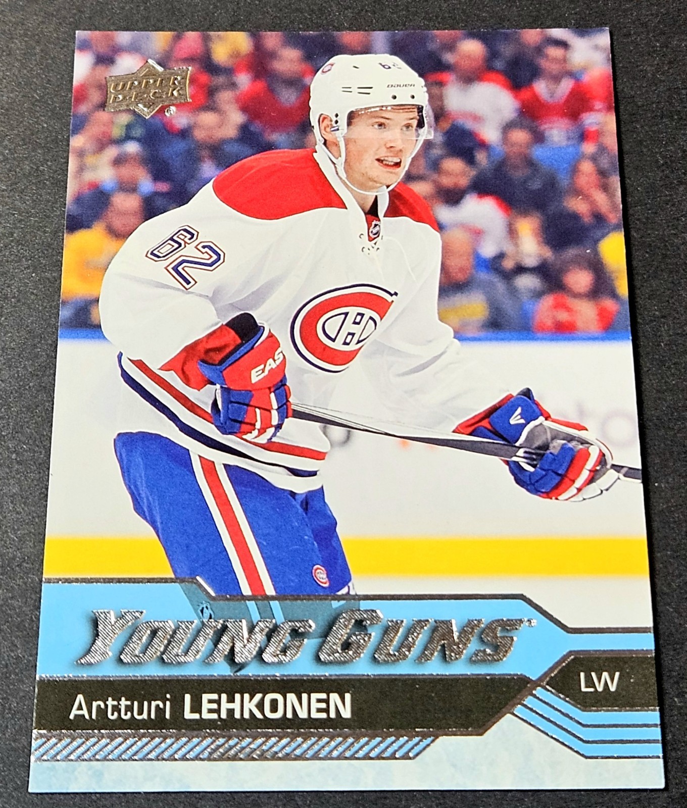 Young Guns Artturi Lehkonen 2016-17 Upper Deck Rookie RC #232