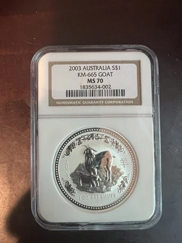2003 Australian Silver Lunar 1 oz — photo from another recent sale