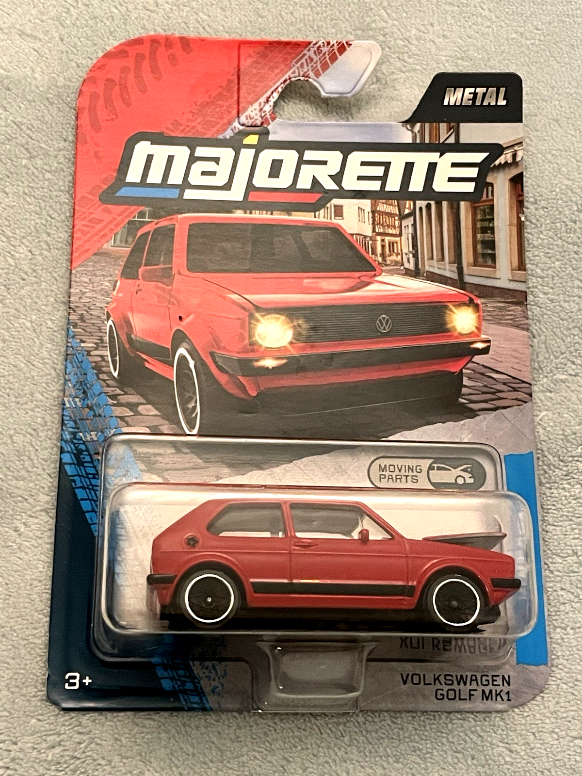 Diecast Majorette Volkswagen Golf GTI Mk1 1/64 Red Car New Box 1975
