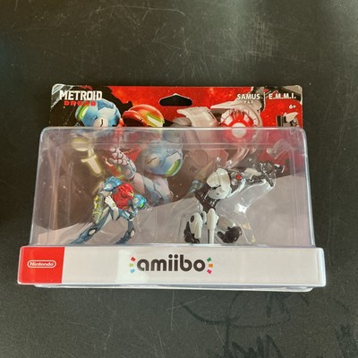 Nintendo amiibo Metroid Dread - Samus and E.M.M.I. Figures (2 Pack Set)