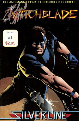 #ad #ad Switchblade #1 VF; Silverline Steven Butler w BagBoard $5.98