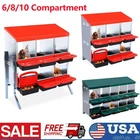 Chicken Nesting Box Chicken Nesting Box 6/8/10 Compartments Chicken Laying