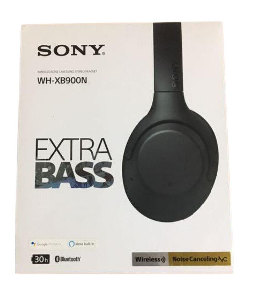 WH-XB900N, Wireless Noise Cancelling Headphones with EXTRA BASS™ Sound, Sony