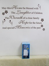 Wicks Security Bulkhead PIR Sensor Light Exterior Motion IP44  Outdoor Garden