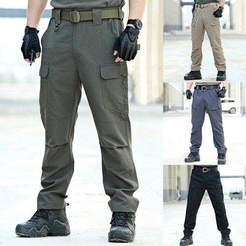 Pantalon Cargo Militaire Style Armée - Homme, Multi-poches, Décontracté Pour Le Travail Ou Loisirs