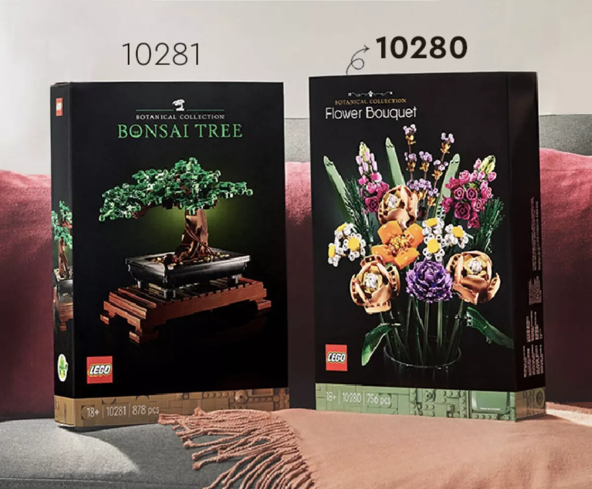 *NEW LEGO Flower Bouquet 10280 Bonsai Tree 10281 Roses 40460 Tulips 40461  Lot 4